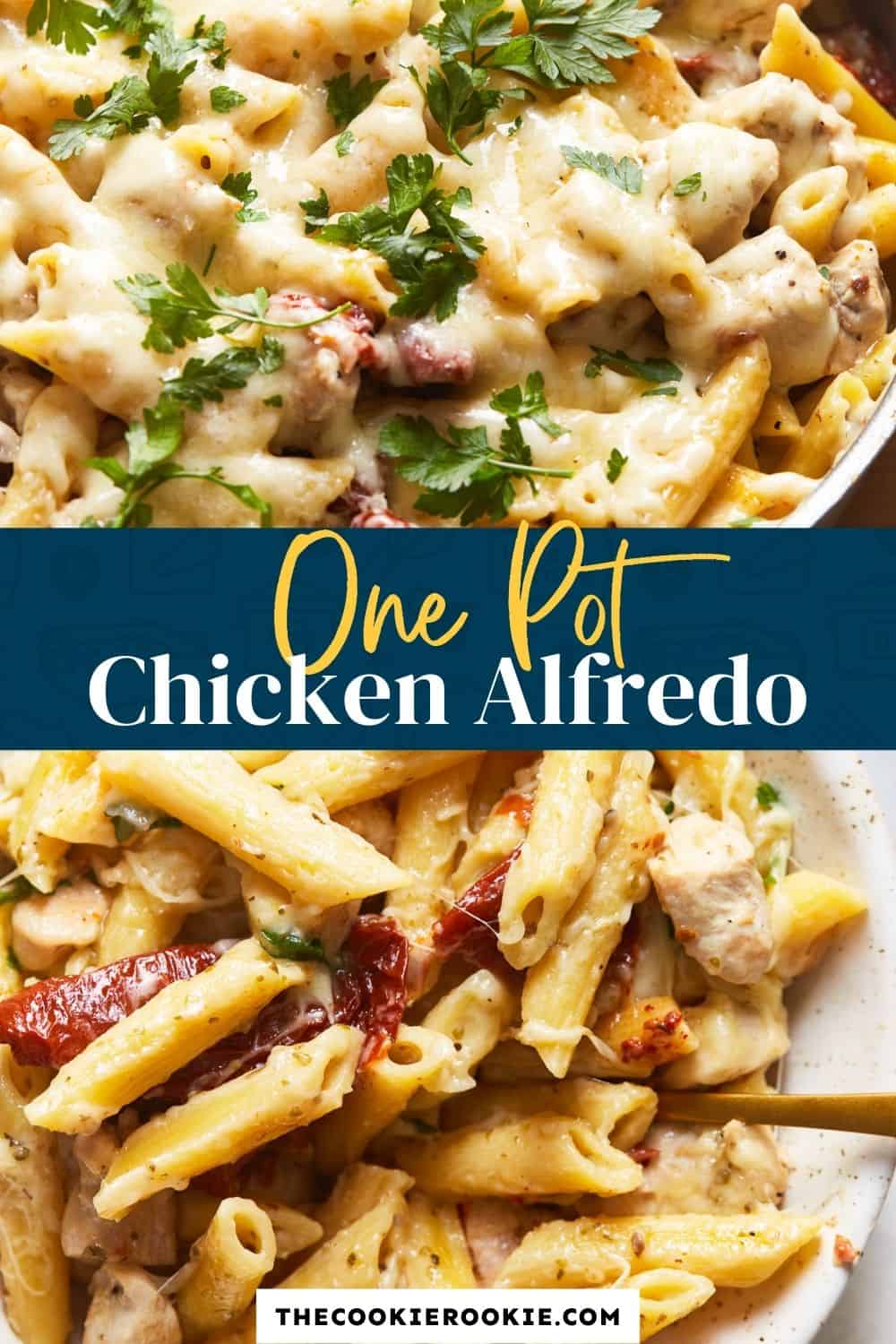 One Pot Chicken Alfredo Easy How To Video