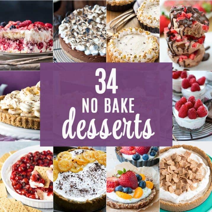 34 No Bake Desserts - The Cookie Rookie