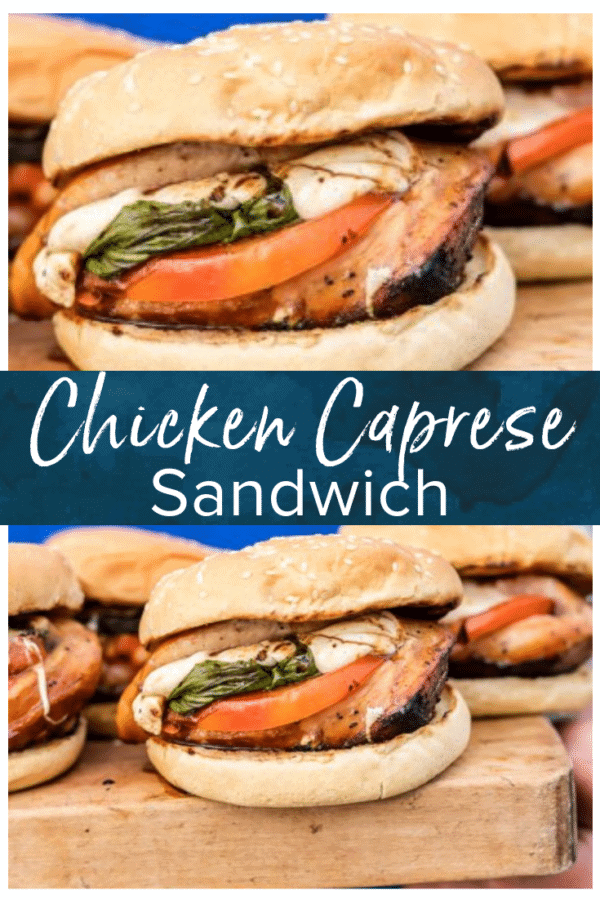 Panino caprese sandwich pinterest photo