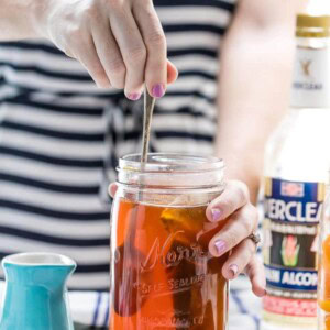 Homemade Peach Tea Vodka  Plus the Spiked Peach Arnold Palmer   Recipe - 82