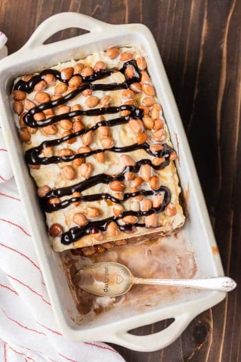 Easy Snickers Ice Cream Cake Recipe The Cookie Rookie® 1348