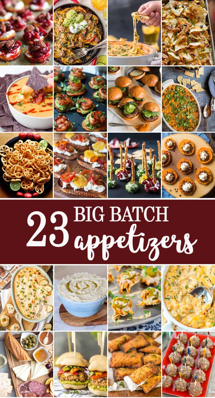 10 Big Batch Appetizers The Cookie Rookie®