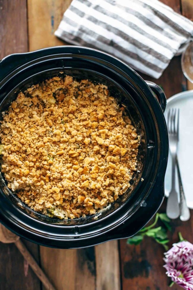 Slow Cooker Velveeta Broccoli Rice Casserole Recipe   SLOW COOKER VELVEETA BROCCOLI RICE CASSEROLE 2 650x975 