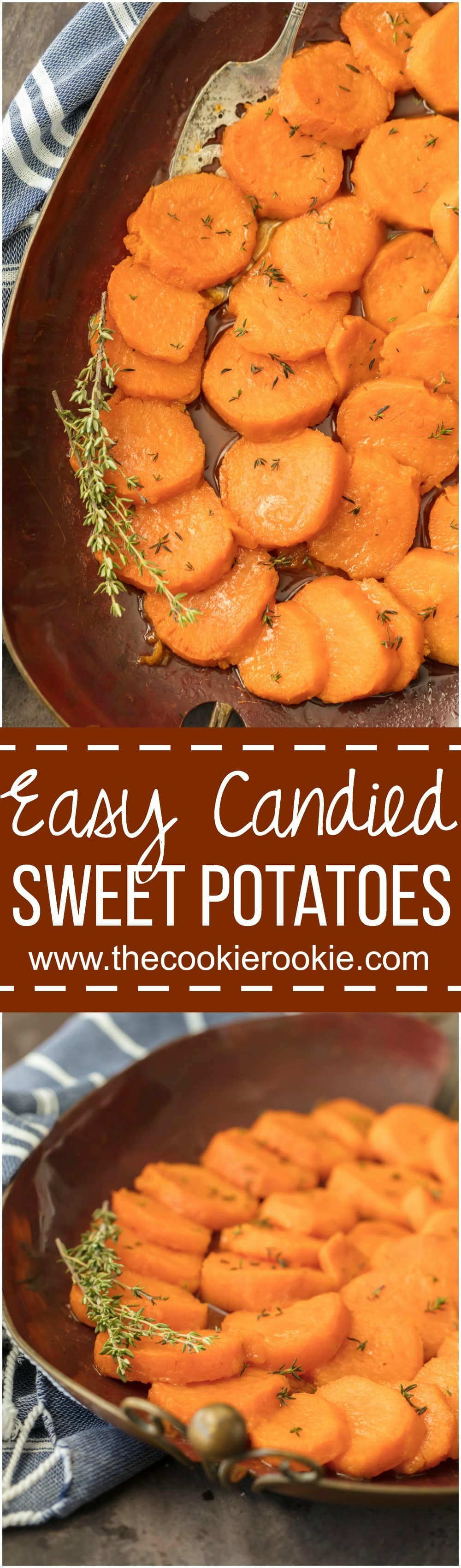 Easy Candied Sweet Potatoes - The Cookie Rookie®