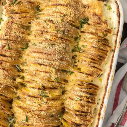 Simple Scalloped Potatoes - Garlic & Zest