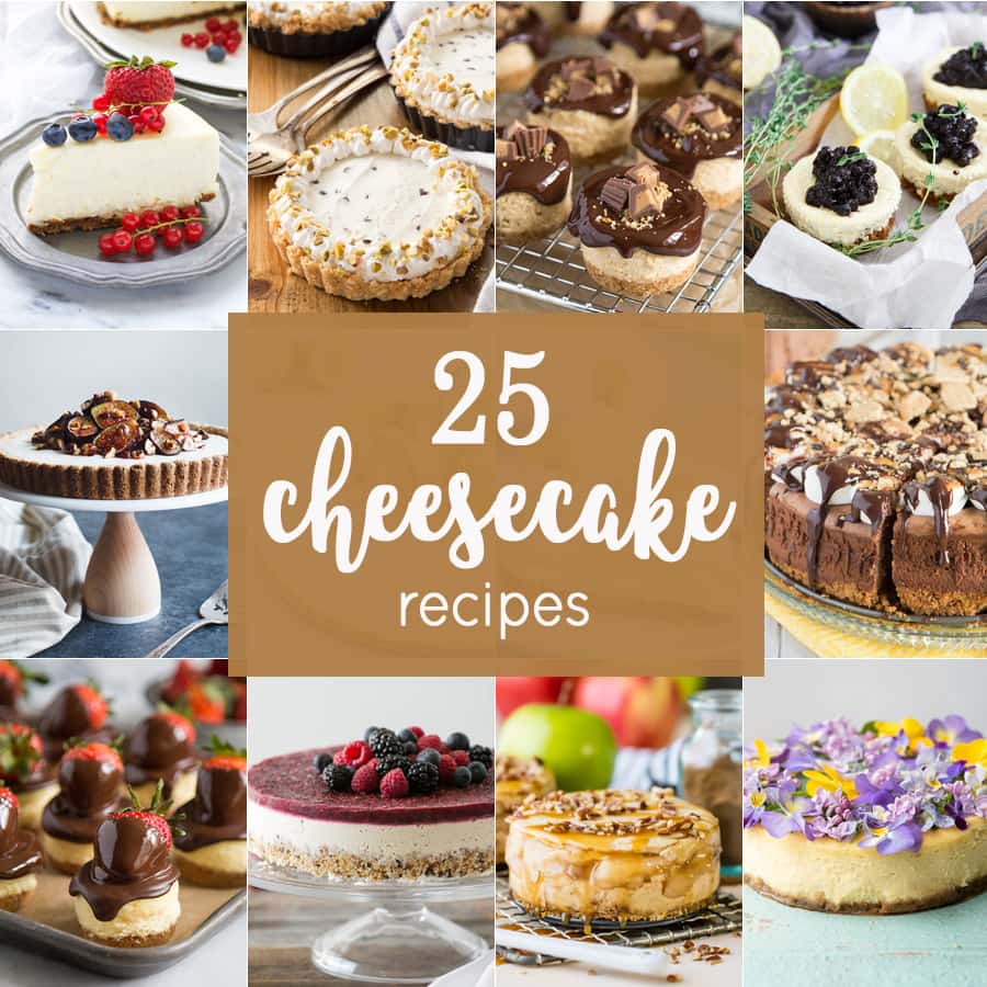 25-cheesecake-recipes - The Cookie Rookie®