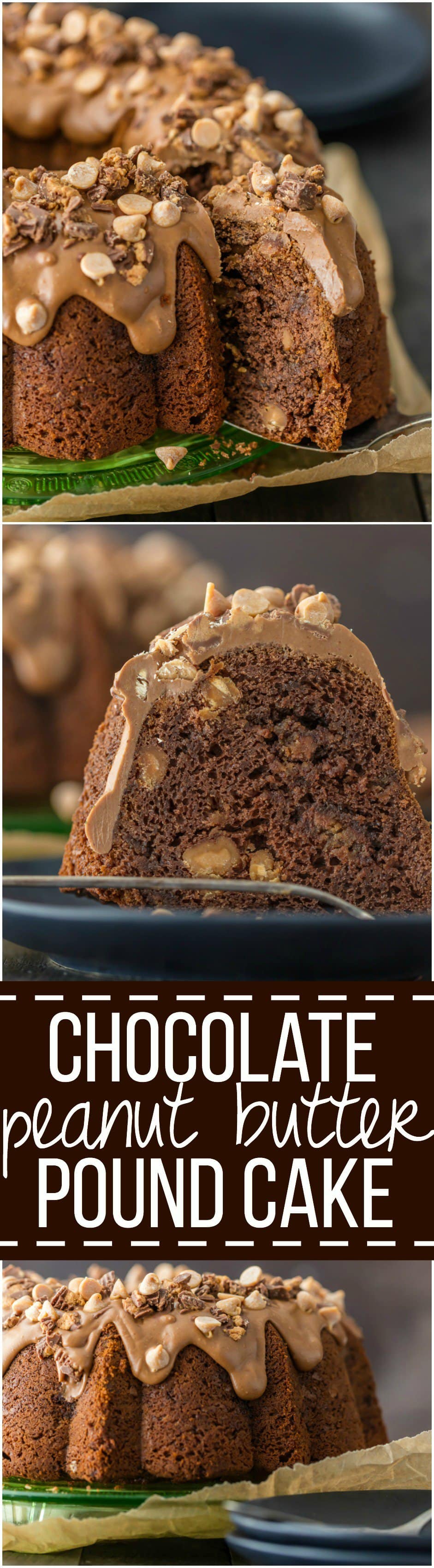 Chocolate Peanut Butter Cake with Peanut Butter Frosting Recipe - The ...