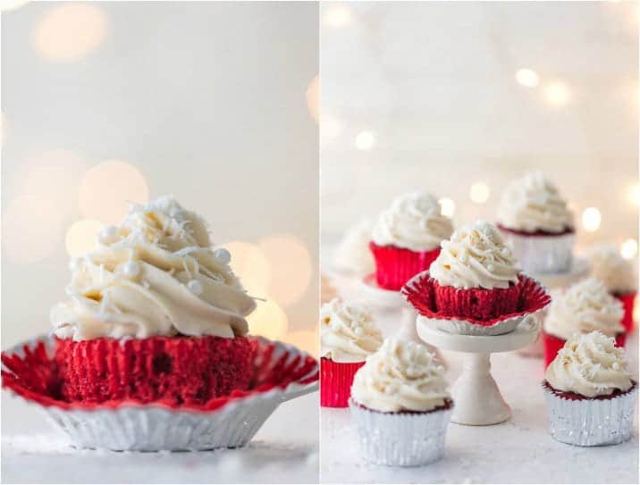 PERFECT RED VELVET CUPCAKES are the ultimate holiday dessert! You haven't lived unless you've tried these classic cupcakes with the most amazing cream cheese icing! Classic, delicious, and perfect.