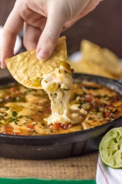 Tequila Lime Flaming Cheese Dip Recipe - The Cookie Rookie®