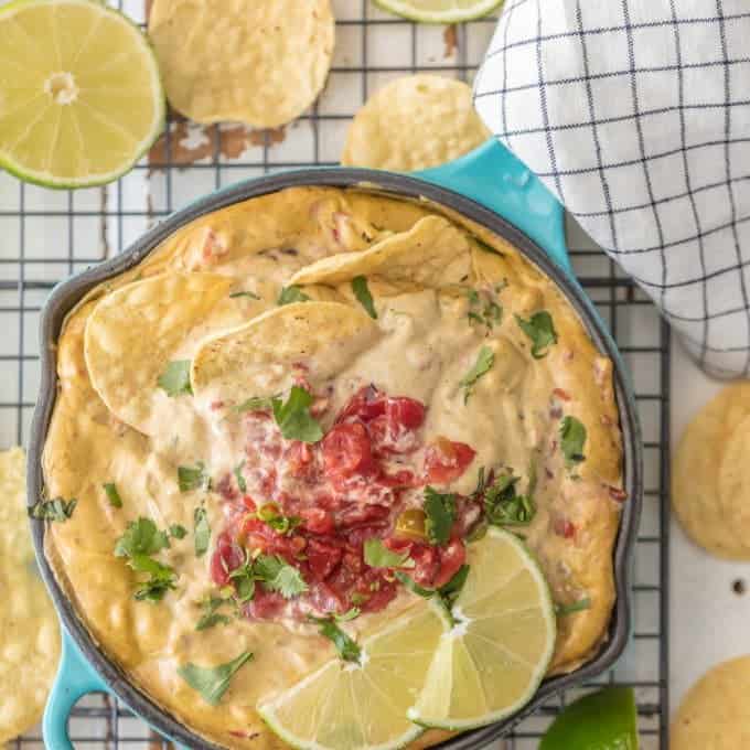 Vegan Queso (Dairy Free Queso Recipe) - The Cookie Rookie