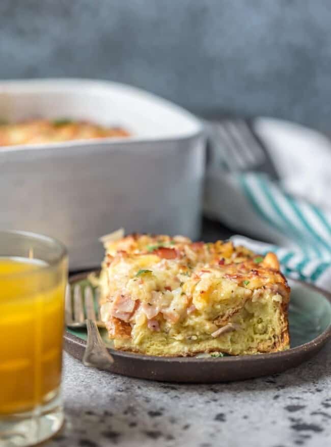 Ham and Cheese Breakfast Casserole (VIDEO) Recipe - The Cookie Rookie®