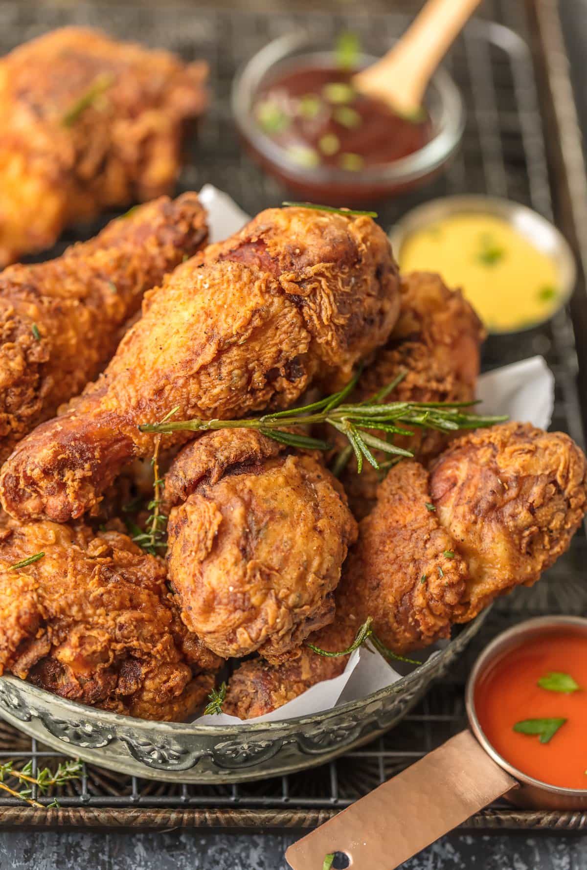 Buttermilk Fried Chicken Recipe - BEST Fried Chicken - VIDEO