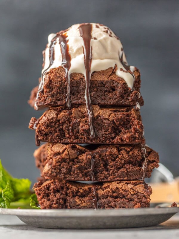 Homemade Brownies from Scratch just might be the ultimate chocolate dessert recipe. This EASY Homemade Brownies Recipe can make any day better and satisfy any sweet tooth. These are truly the best ever brownies you will ever taste, and they will stay in your family for generations to come.