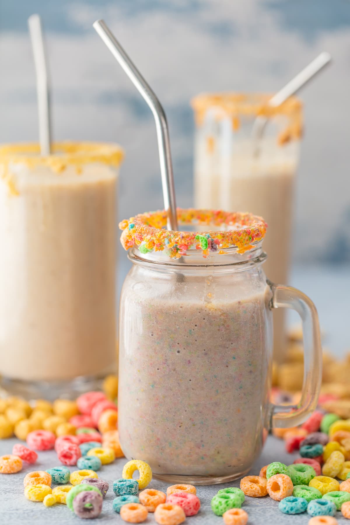Cereal Milk Breakfast Smoothies, 3 Ways! (VIDEO!!)