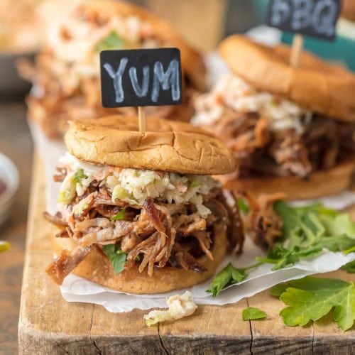 BBQ Pulled Pork Sandwiches –