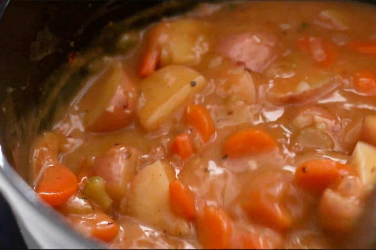 cook stew in oven for 30 mins