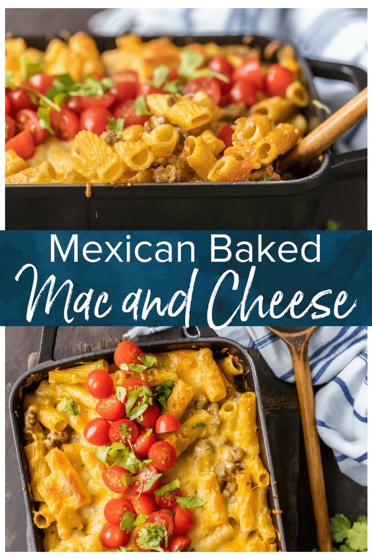 Mexican Mac and Cheese - Baked Macaroni and Cheese (VIDEO!!)