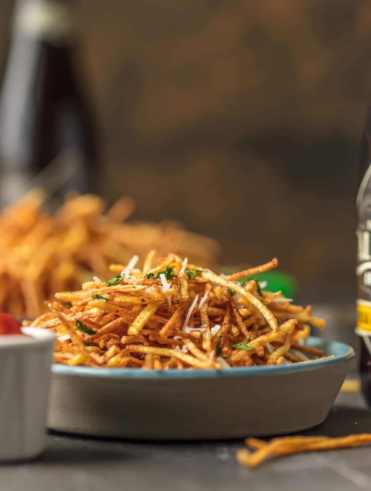 Homemade Shoestring French Fries, Air Fry, Bake or Fry