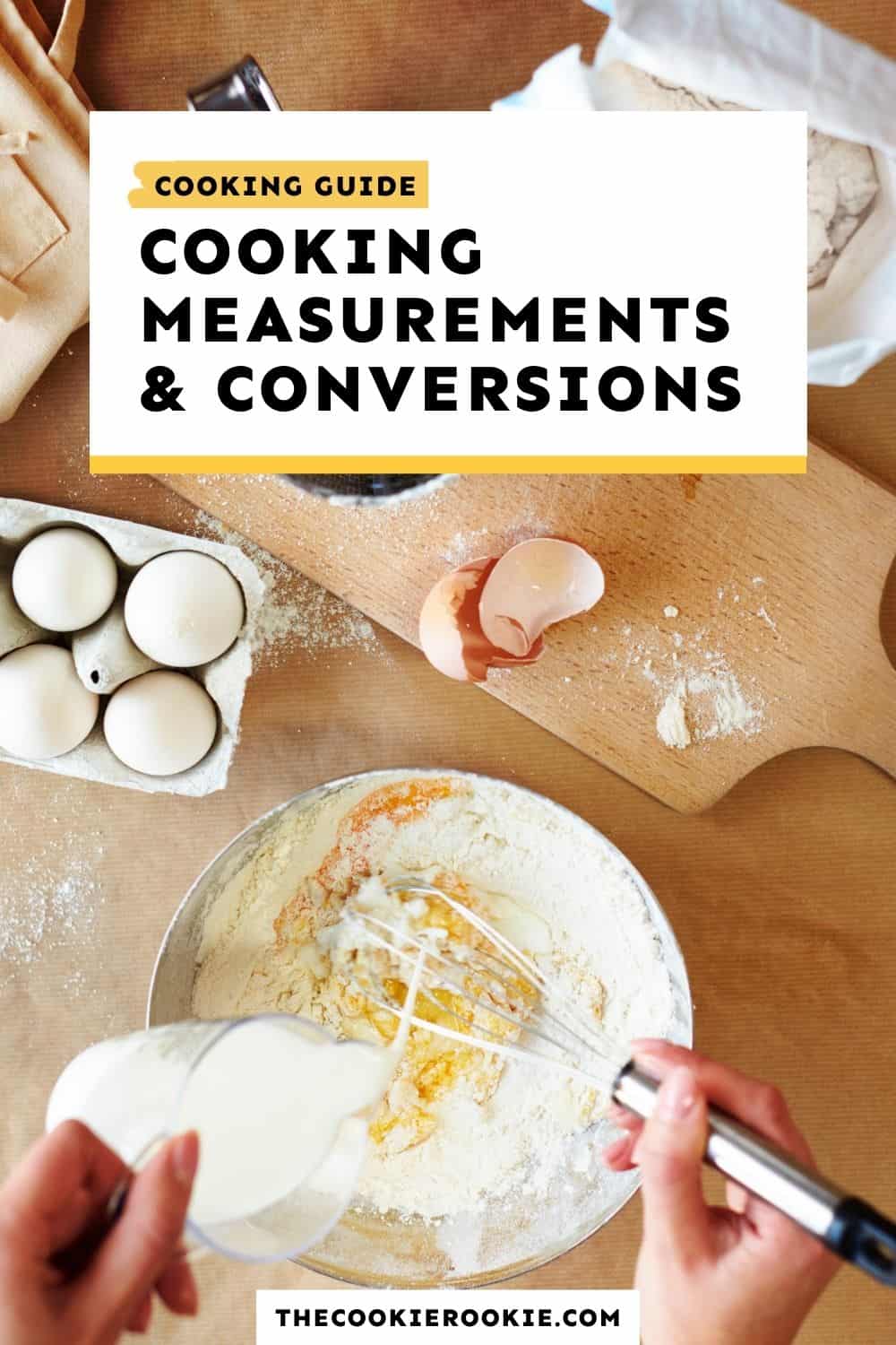 Basic Cooking Measurements & Handy Kitchen Conversion Chart (FREE!)