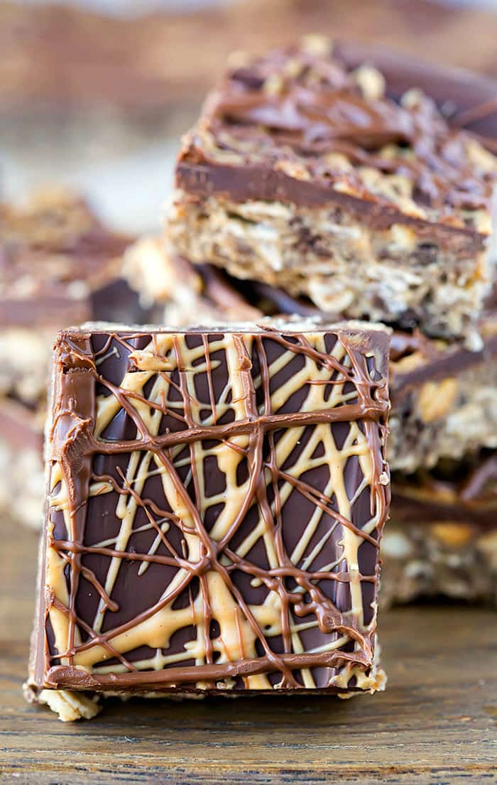 No Bake Cookie Bars | I Heart Eating