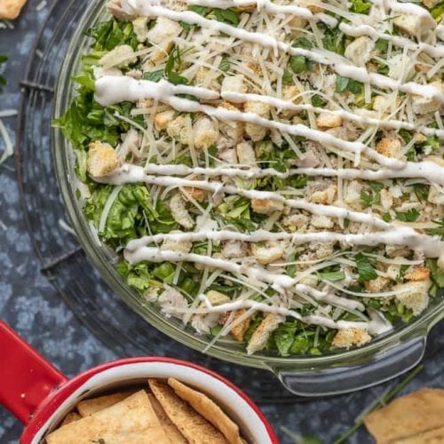 Caesar Salad Cream Cheese Chicken Dip Recipe Caesar Salad Dip