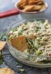 Chopped Chicken Caesar salad Dip Recipe - The Cookie Rookie®