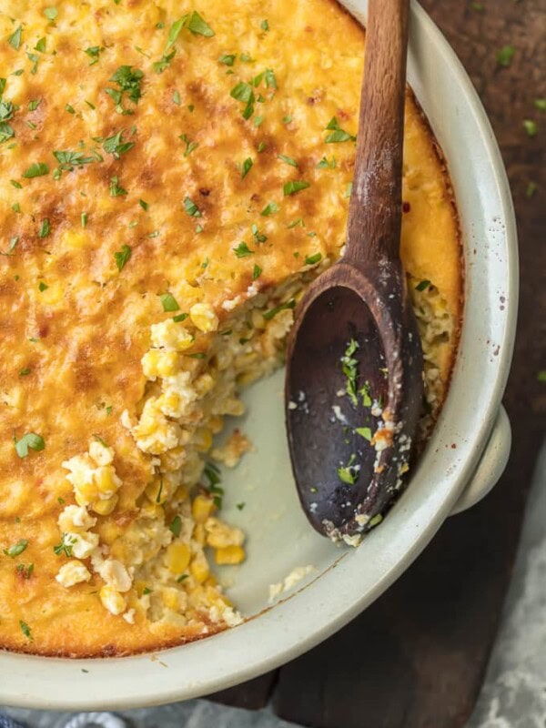 Your holiday table isn't complete without CLASSIC CORN PUDDING! This delicious side dish is the perfect complement for Thanksgiving foods such as turkey and greens or Christmas favorites, especially ham. YUM!