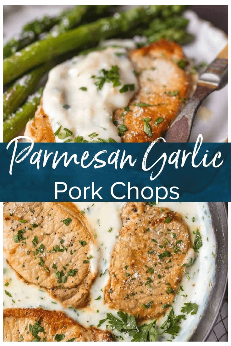 Parmesan Pork Chops With Creamy Parmesan Garlic Sauce Recipe - The ...