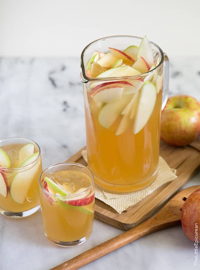 Apple Cider Sangria | The Little Epicurean