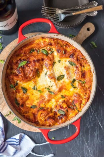 Dutch Oven Lasagna Recipe - The Cookie Rookie®