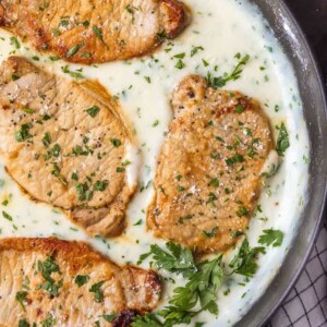 Parmesan Pork Chops with Creamy Parmesan Garlic Sauce Recipe - 30