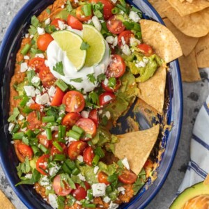 Layered Bean Dip Recipe  Guacamole Bean Dip    The Cookie Rookie - 68