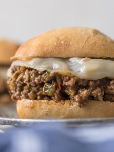 Philly Cheesesteak Sloppy Joes Recipe - (VIDEO!!)