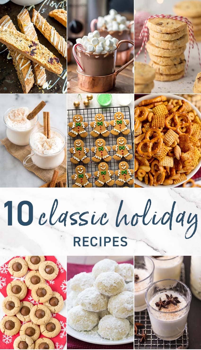 10 Classic Holiday Recipes  The Cookie Rookie\u00ae