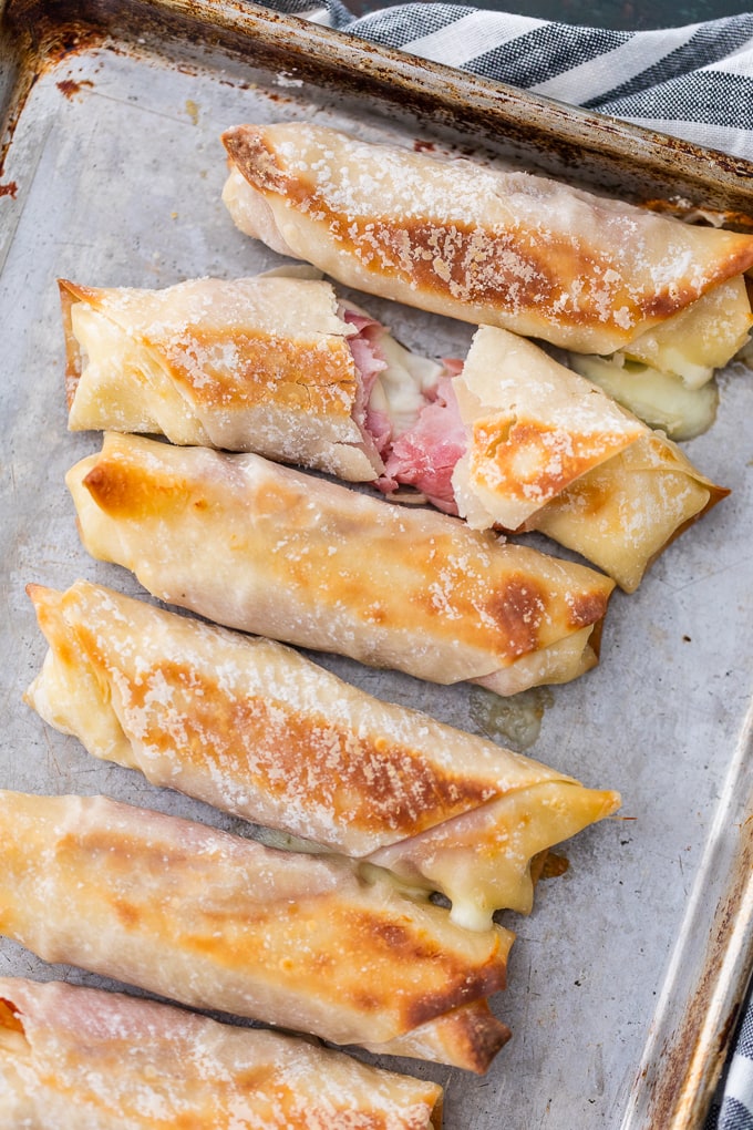 Ham & Mozzarella Cheese Sticks - Baked Mozzarella Sticks Recipe