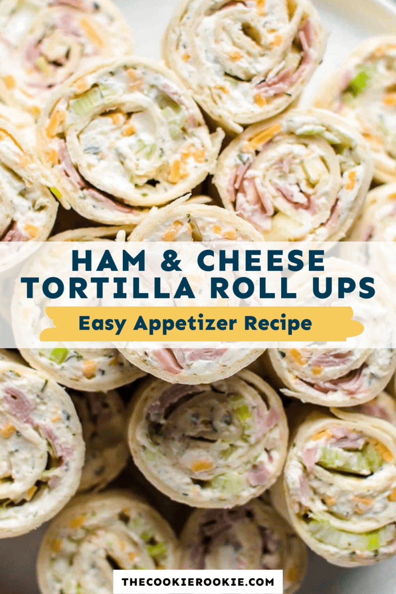 Tortilla Roll Ups (Ham and Cheese Pinwheels Recipe) - My WordPress