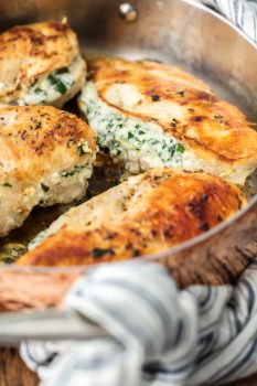 stuffed chicken spinach dip ingredient breast contents table healthy recipes recipe