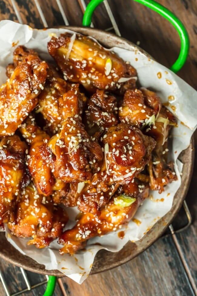 Sticky Sesame Chicken Wings Recipe - The Cookie Rookie®