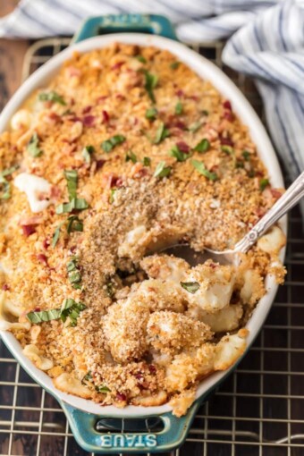 Cheesy Bacon Gnocchi Bake Recipe - The Cookie Rookie®