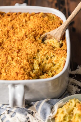 Chicken Broccoli Cheese Rice Casserole Recipe - The Cookie Rookie®