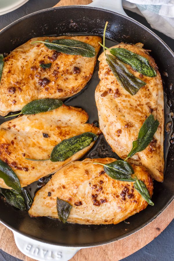 Brined Chicken Breast With Garlic And Crispy Sage Recipe The Cookie