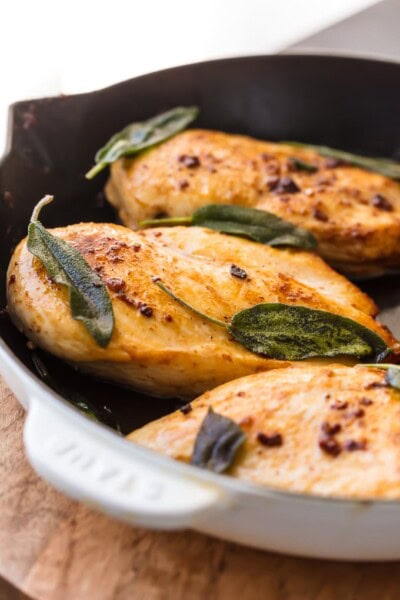 Brined Chicken Breast With Garlic And Crispy Sage Recipe The Cookie