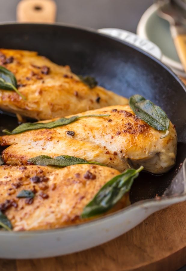 Brined Chicken Breast with Garlic and Crispy Sage Recipe The Cookie