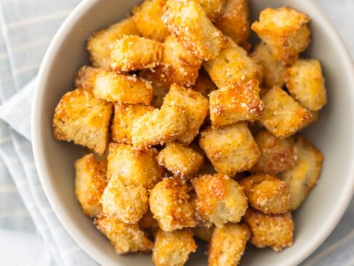 Easy Homemade Croutons - Guaranteed Crunch • Tasty Thrifty Timely