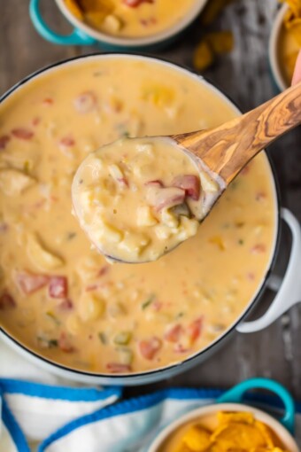 Cheesy Chicken Chowder Recipe (Mexican Cheesy Chicken Chowder)