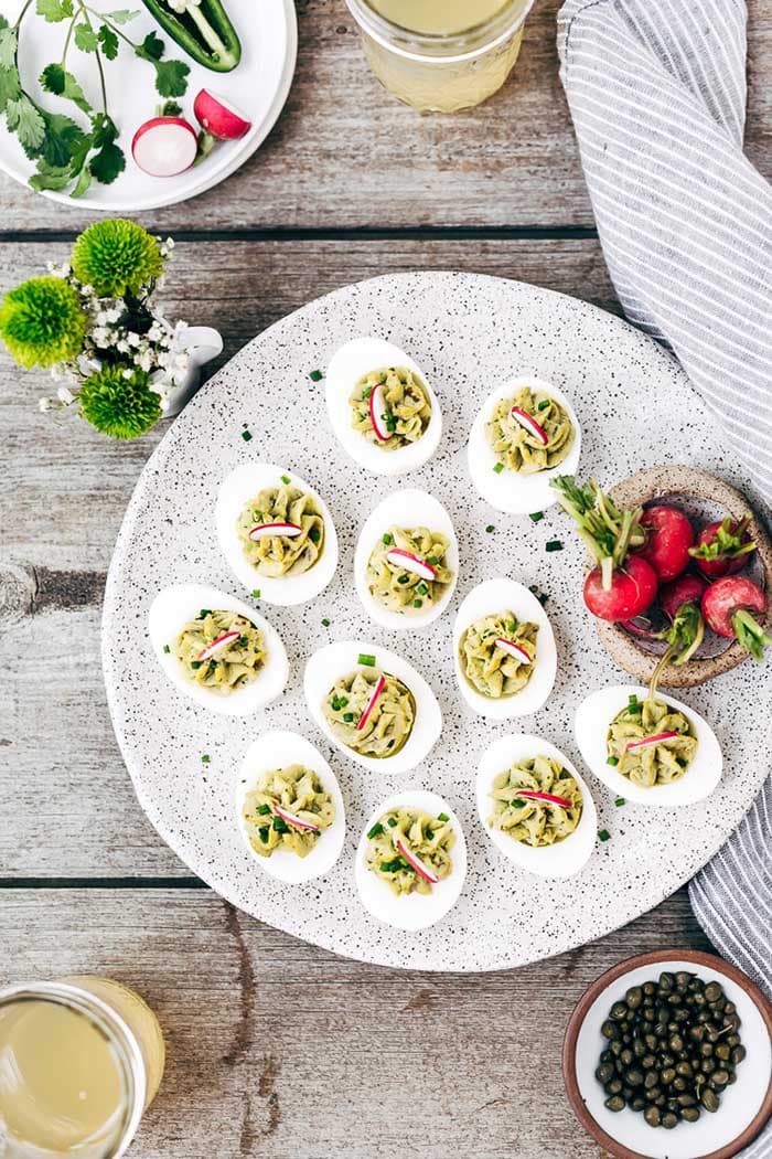 Avocado Deviled Eggs | Foolproof Living