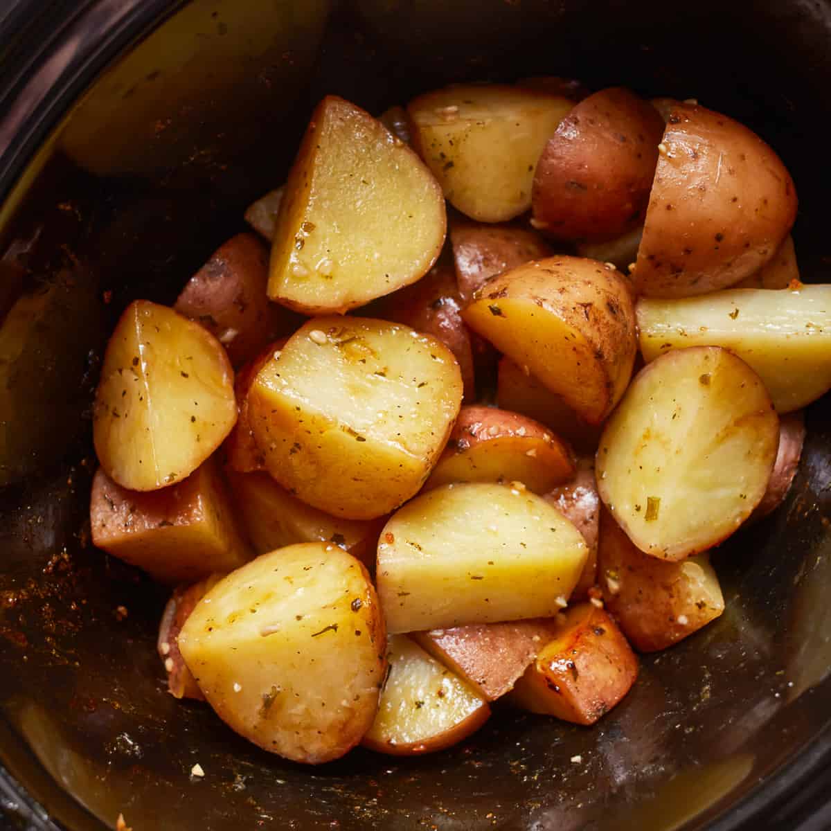 Easy Slow Cooker Ranch Potatoes - The Recipe Pot