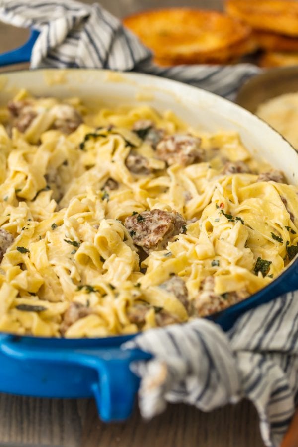 Sausage Alfredo Italian Sausage Pasta Recipe Fettuccine Alfredo   Fettuccini Alfredo Sausage Crispy Sage 5 Of 5 600x900 