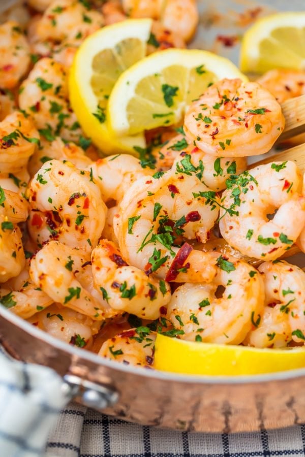 Garlic Butter Shrimp Recipe - Spicy & Easy Shrimp {VIDEO}