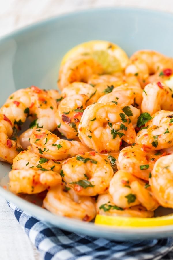 Garlic Butter Shrimp Recipe - Spicy & Easy Shrimp {VIDEO}